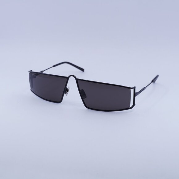 ?️ New Saint Laurent SL606 001 Sunglasses - Black Frame, Black Lenses main image 8